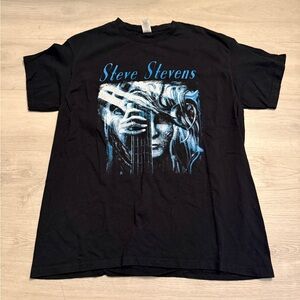 Vintage Steve Stevens Guitars Shirt Unisex Concert Sz Lg Rock Geiger Inspired